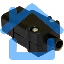 Разъемы для силового кабеля Hyperline CON-IEC320C20 Разъем IEC 60320 C20 220В 16A на кабель, контакты на винтах (плоские выступающие штыревые контакты в пластиковом обрамлении), прямой