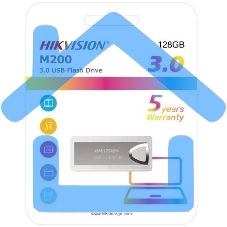 Флешка USB R/W Hikvision 128Gb M200 HS-USB-M200 128G USB2.0 серебристый