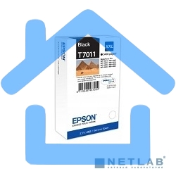 Струйный картридж EPSON C13T70114010 WP 4000/4500 Series Ink XXL Cartridge Black 3.4k