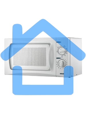 Микроволновая печь Mystery MMW-2009G белый, 20 л, 700 Вт, переключатели - поворотный механизм