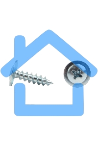 Саморез с прессшайбой KRANZ ПШС острый 4.2х16, короб (200 шт./уп.)