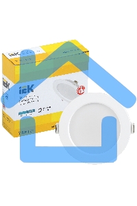 Светильник светодиодный ДВО 1611 7Вт 4000К IP20 круг бел. IEK LDVO0-1611-07-4000-K01