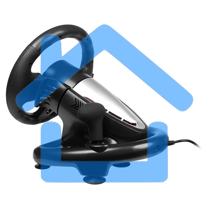 Руль SVEN GC-W700 (педали, вибро, скоба, лепестки, АКПП, D-pad, 12 кл, резин. вставки, PC/Xinput)