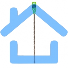 Бур по бетону СИБРТЕХ, 22 x 600 мм, SDS PLUS/ 705584