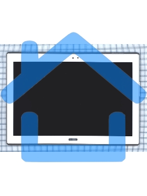 Модуль (матрица + тачскрин) для Lenovo Tab 4 TB-X704 белый с рамкой