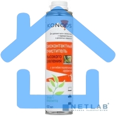Очиститель - спрей: KAD-400-А Сжатый воздух для продувки пыли Konoos с антибактериальным компонентом, 400 мл
