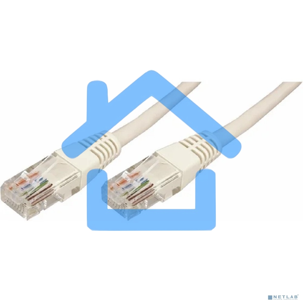 Пaтч-корд Rexant U/UTP, кат.5e, RJ45-RJ45, неэкранированный, PVC серый, 20м