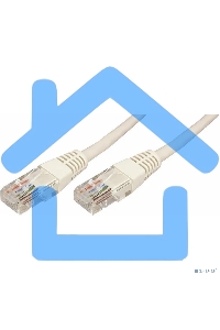 Пaтч-корд Rexant U/UTP, кат.5e, RJ45-RJ45, неэкранированный, PVC серый, 20м