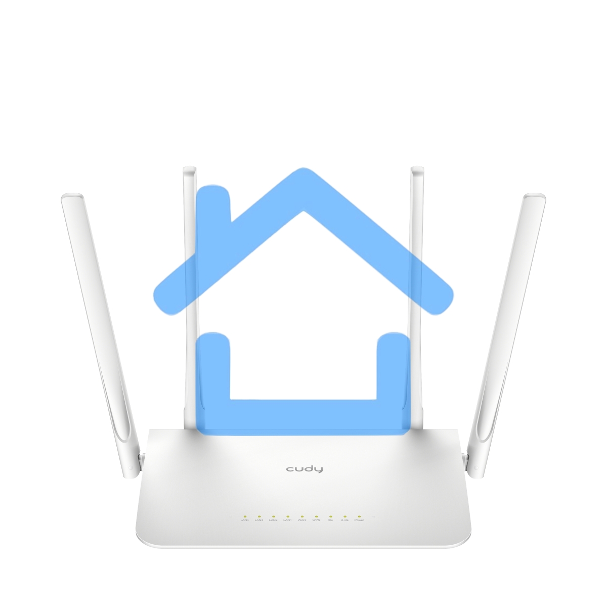 Роутер беспроводной Cudy WR1300 AC1200 10/100/1000BASE-TX/Wi-Fi белый