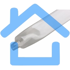 Термоусаживаемая трубка Rexant 20,0/10,0 мм, прозрачная, упаковка 10 шт. по 1 м