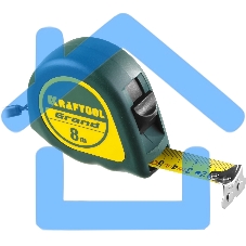 Рулетка KRAFTOOL GRAND 34022-08-25 8м/25мм с ударостойким корп.