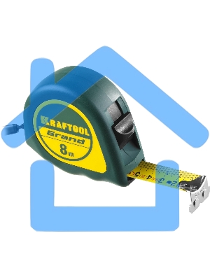 Рулетка KRAFTOOL GRAND 34022-08-25 8м/25мм с ударостойким корп.