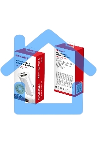 Автозарядка в прикуриватель Rexant АЗУ USB-A+USB-C, 2.4 A белый