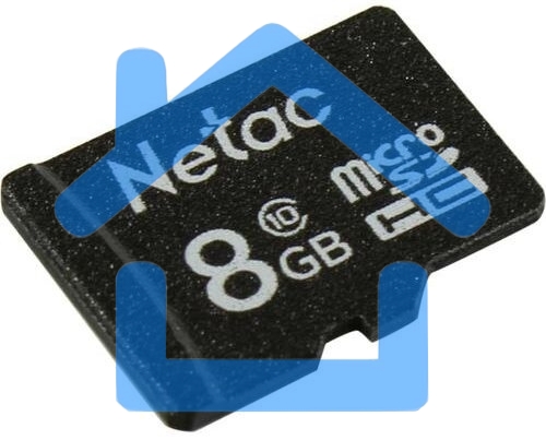 Флеш карта microSDHC 8Gb Netac P500 <NT02P500STN-008G-S> (без SD адаптера) 80Mb/s
