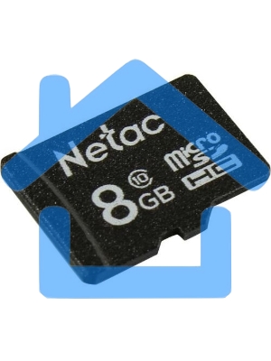 Флеш карта microSDHC 8Gb Netac P500 <NT02P500STN-008G-S> (без SD адаптера) 80Mb/s