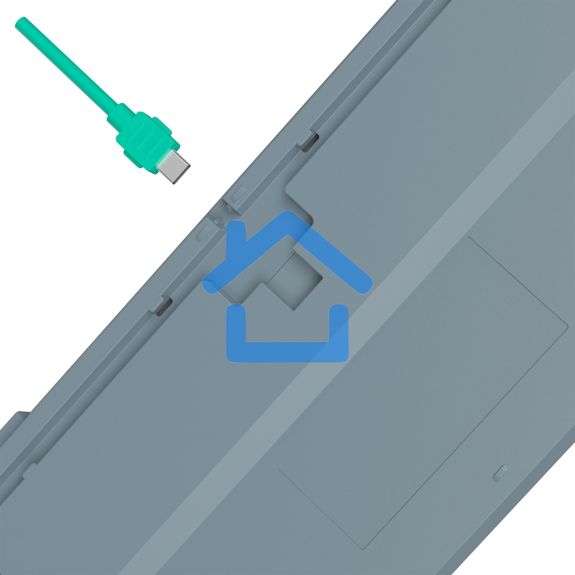 Клавиатура A4Tech Bloody S87 Energy проводная USB серый/зеленый