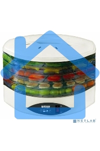 Сушилка для овощей и фруктов Mystery MDH-322 белый 250W