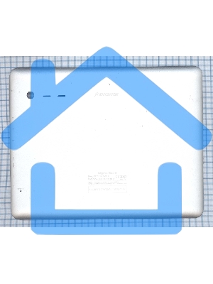 Задняя крышка для Digma iDs10 серебристая