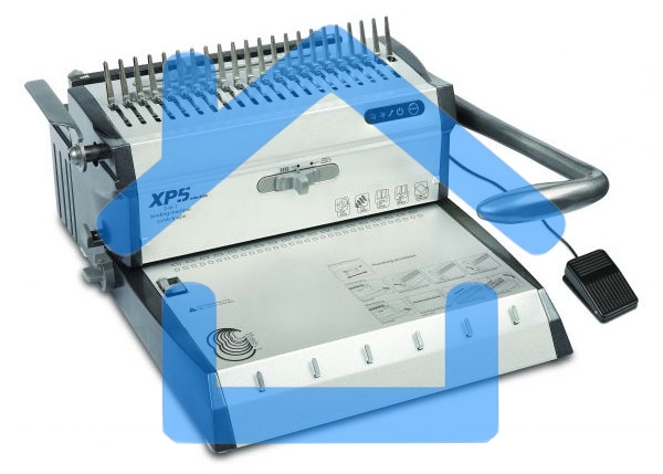Переплетчик Gladwork XP5 A4/перф.30л.сшив/макс.500л./пластик.+метал.пруж.-51мм)/электр.