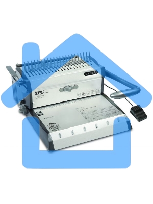 Переплетчик Gladwork XP5 A4/перф.30л.сшив/макс.500л./пластик.+метал.пруж.-51мм)/электр.