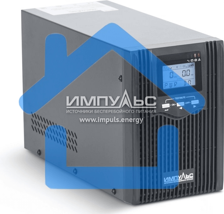 Источник бесперебойного питания Импульс Интерактивная, 1000 ВА / 800 Вт, Tower, IEC, LCD, USB, USB, SmartSlot