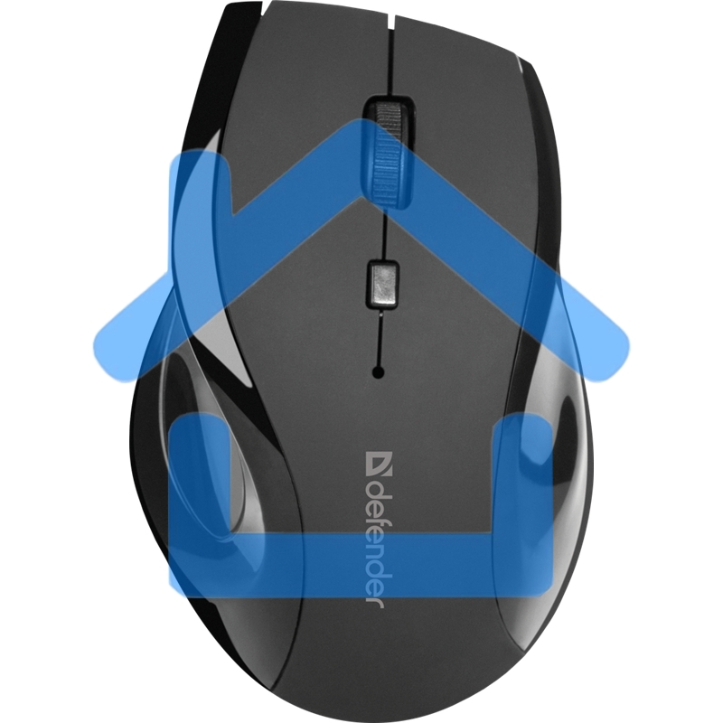 Мышь беспроводная Defender Accura MM-295 черный, 1600 dpi, радиоканал, USB, кнопки - 6