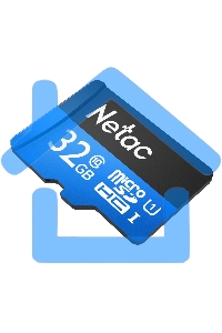Флеш карта microSDHC 32Gb Netac P500 <NT02P500STN-032G-S> (без SD адаптера) 80Mb/s