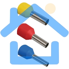 Наконечник-гильза IEK Е10-12 10мм2 (слонов. кость, 20шт)