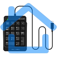 Числовой блок A4Tech Fstyler FK13P проводной, USB, черный