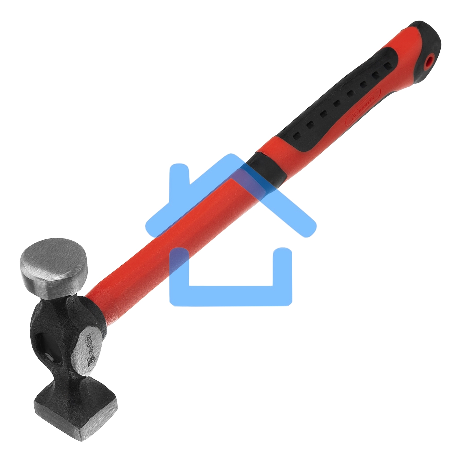 Набор рихтовочный Matrix, 3 молотка с фибергласовыми ручками, 4 наковальни, в пласт. боксе