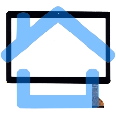 Сенсорное стекло (тачскрин) Turbopad 1015 (2019), черное