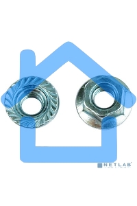 Гайка М10 с насечкой (уп.100шт) ДКС CM101000