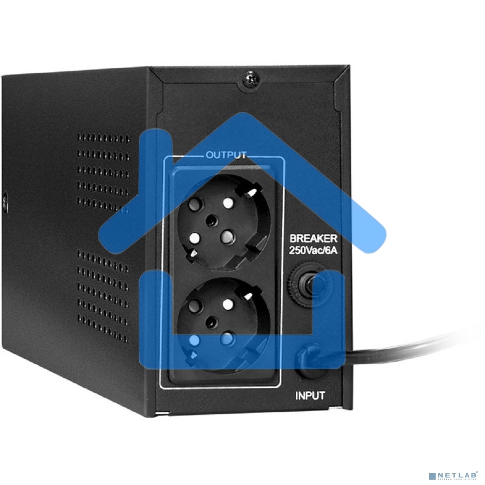 Источник бесперебойного питания ExeGate SpecialPro UNB-800.LED.AVR.EURO 800VA/480W, LED, AVR, 2 евророзетки, черный