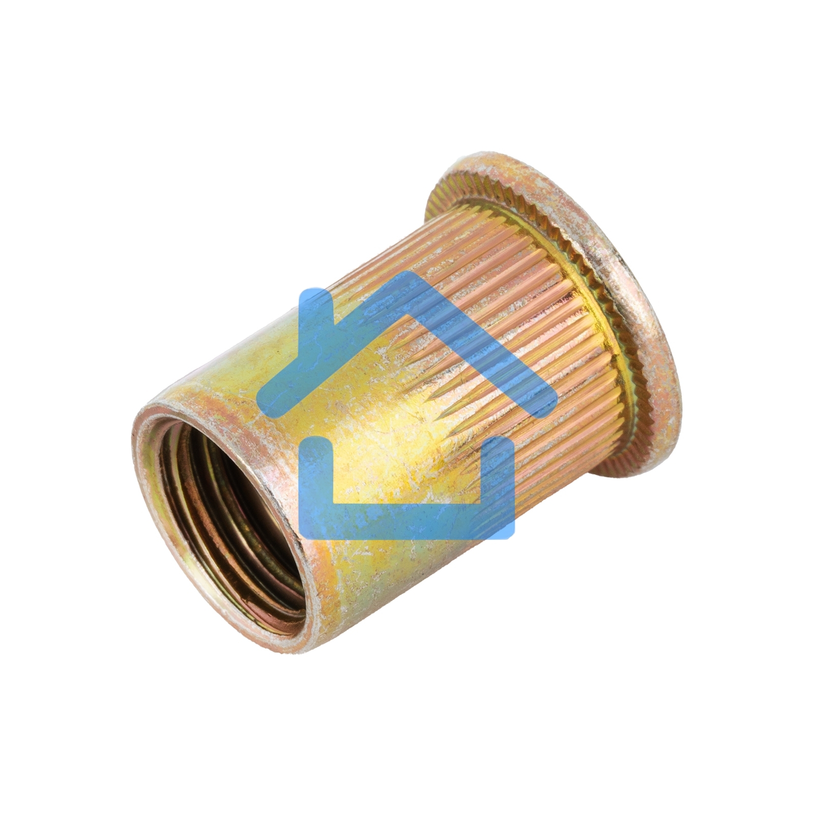 Заклепки резьбовые Denzel стальные, оцинкованные, М12, пластиковый кейс, 25 шт.