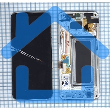 Дисплей для Samsung Galaxy S8 Plus SM-G955F черный c серебристой рамкой