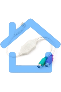 Переходник Gembird Конвертер с USB Am на 2xPS/2 UAPS12