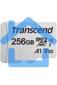 Флеш карта microSD 256Gb Transcend microSDXC Class 10 UHS-I U3, V30, A1, (SD адаптер), TLC