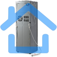 Кулер AEL LD-AEL-28 напольный электронный серебристый/серый