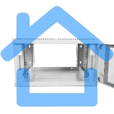 Шкаф телеком. настен, 6U, 600x650 дверь стекло (ШРН-6.650) (1 коробка)