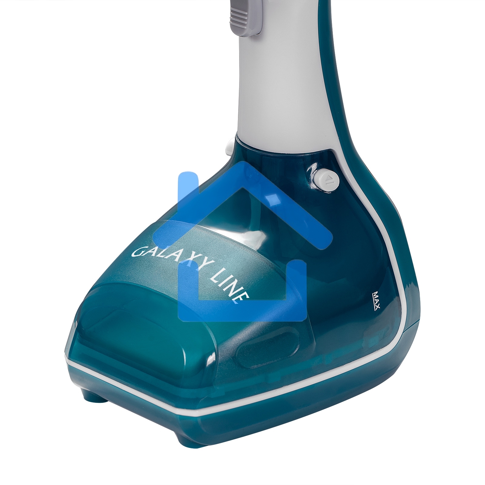 Отпариватель Galaxy Line GL 6192, синий с белым, ручной, 1000 Вт, постоянная подача пара до 25 г/мин