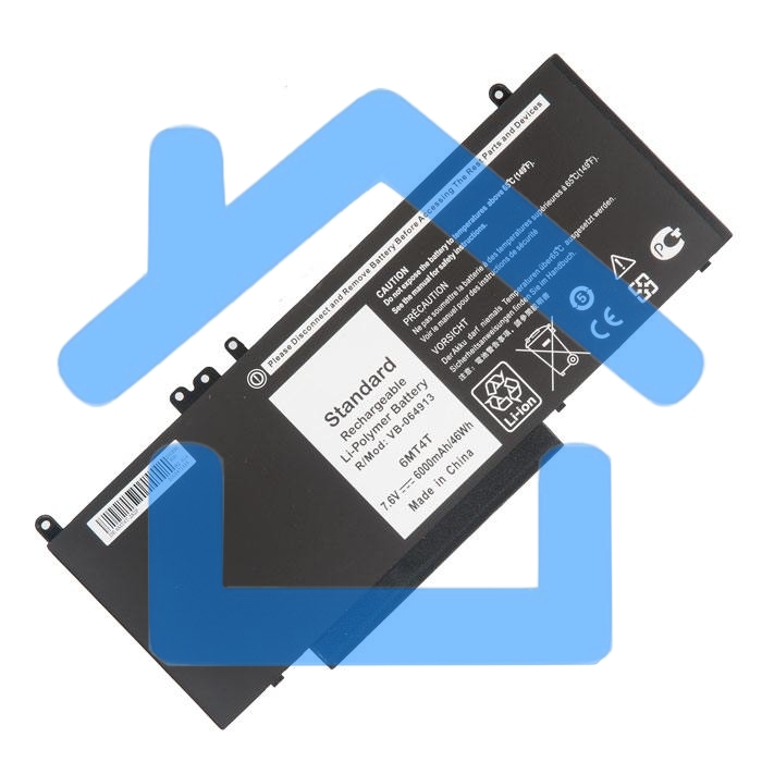 Аккумулятор для ноутбука Dell Latitude 14-E5470, E5450, E5470, E5550, E5570 7.6V 6000mAh