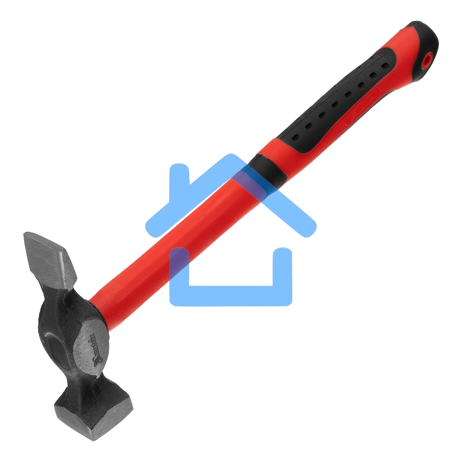 Набор рихтовочный Matrix, 3 молотка с фибергласовыми ручками, 4 наковальни, в пласт. боксе