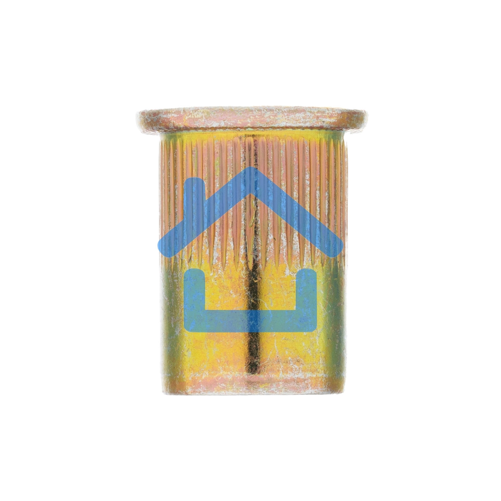 Заклепки резьбовые Denzel стальные, оцинкованные, М12, пластиковый кейс, 25 шт.