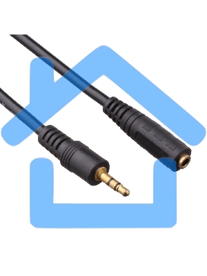 Кабель-удлинитель звуковой Exegate (3.5мм Jack M - 3.5мм Jack F) 5м позолоченные разъемы