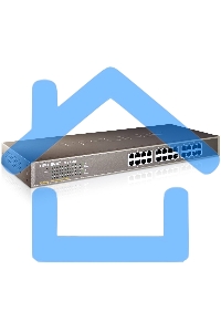 Сетевой коммутатор TP-Link SMB TL-SF1024 Коммутатор 24-port 10/100M Switch, 1U 19-inch rack-mountable steel case