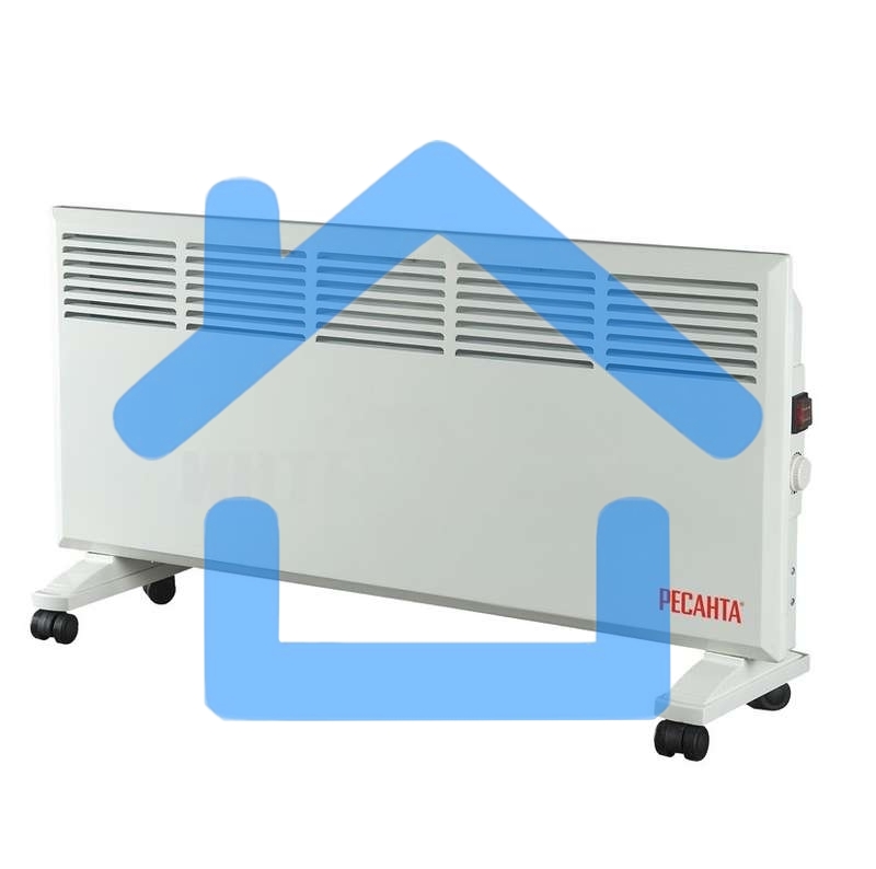 Конвектор Ресанта ОК-1600 белый, 1600 Вт, 20 м2, термостат