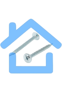 Саморез с прессшайбой KRANZ ПШС сверло 4.2х50, короб (200 шт./уп.)