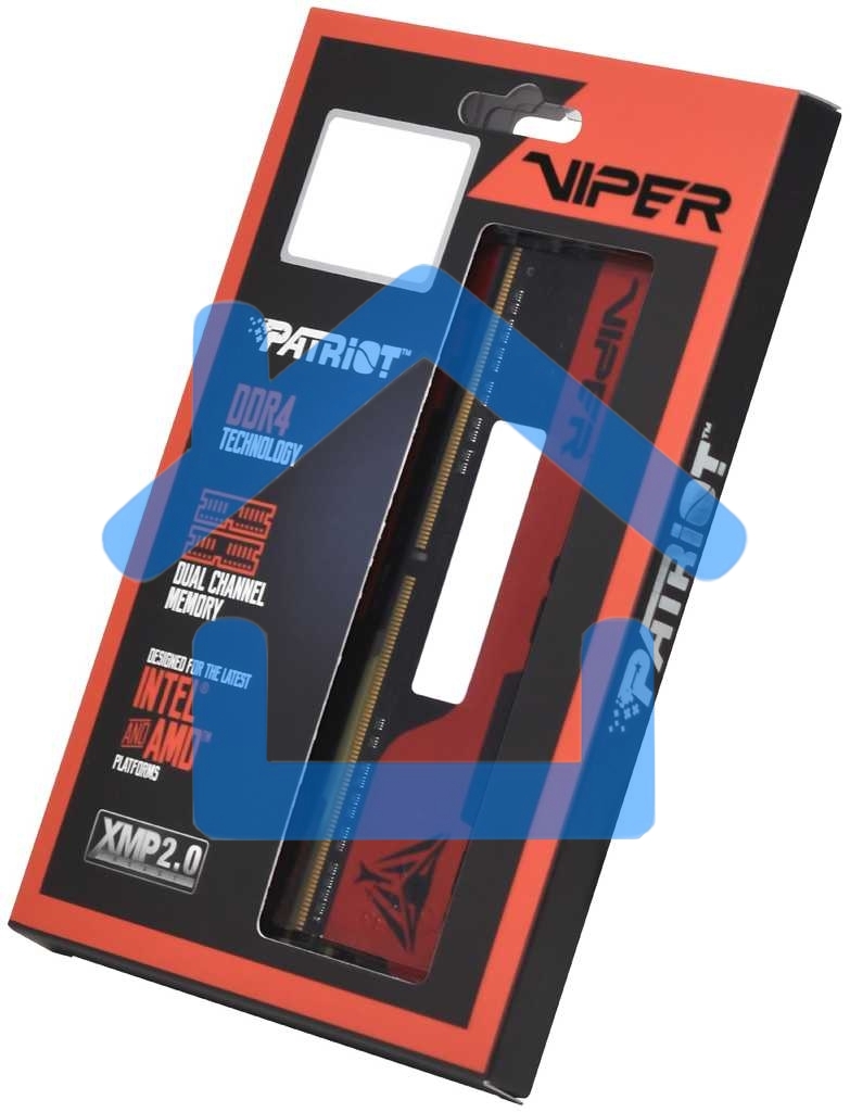 Оперативная память Patriot Viper Elite II, DDR4, 32Gb (2x16 Gb), 3200 MHz, CL18, DIMM, радиатор, красный, черный