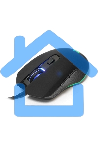 Мышь проводная Гарнизон GM-780G черный, 2400 dpi, USB, кнопки - 6