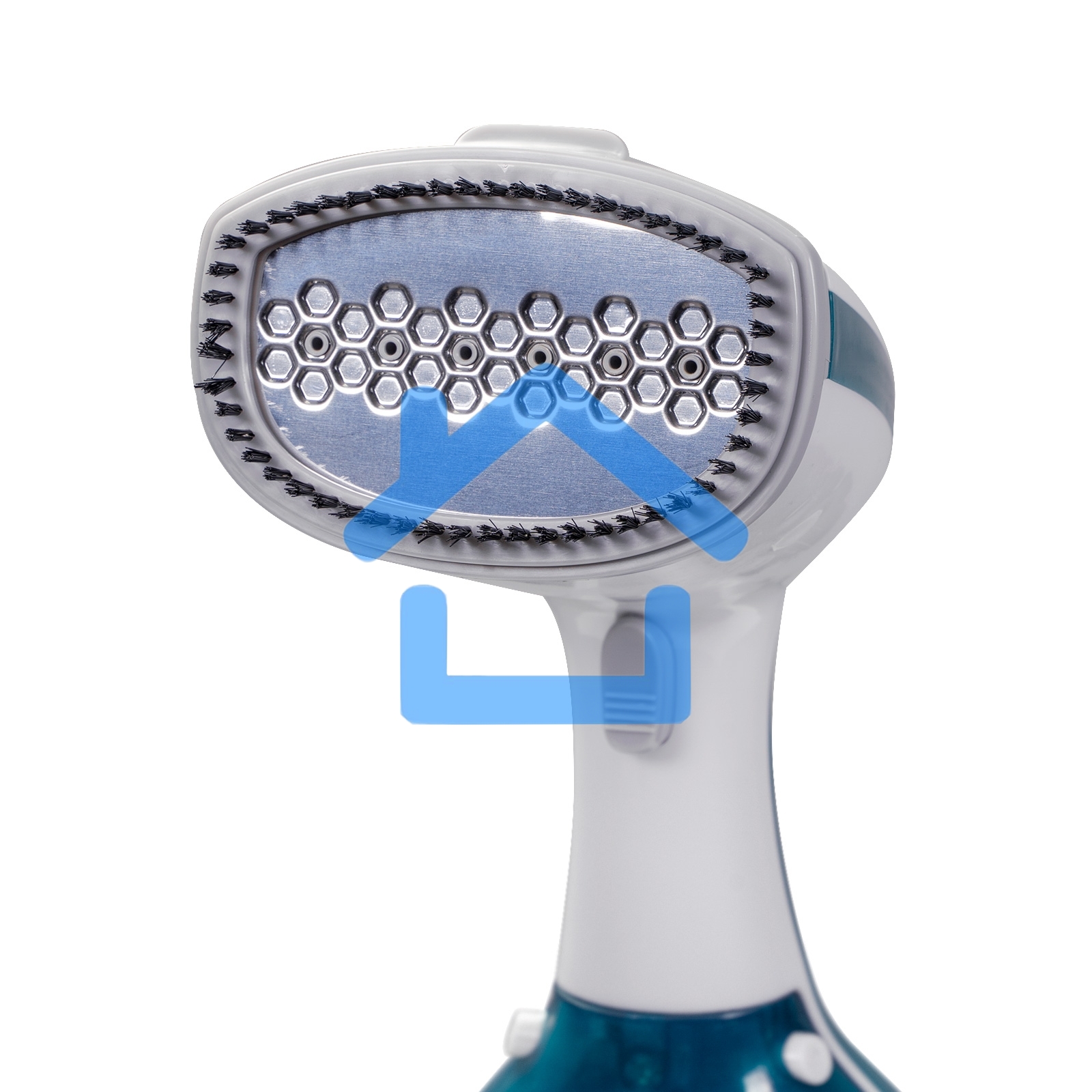 Отпариватель Galaxy Line GL 6192, синий с белым, ручной, 1000 Вт, постоянная подача пара до 25 г/мин